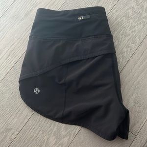 Lululemon speed up low rise shorts